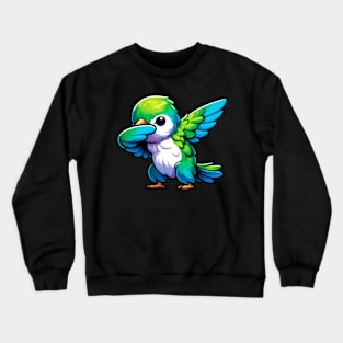 Hummingbird Dabbing - Birdwatcher & Ornithologist Favorite Crewneck Sweatshirt